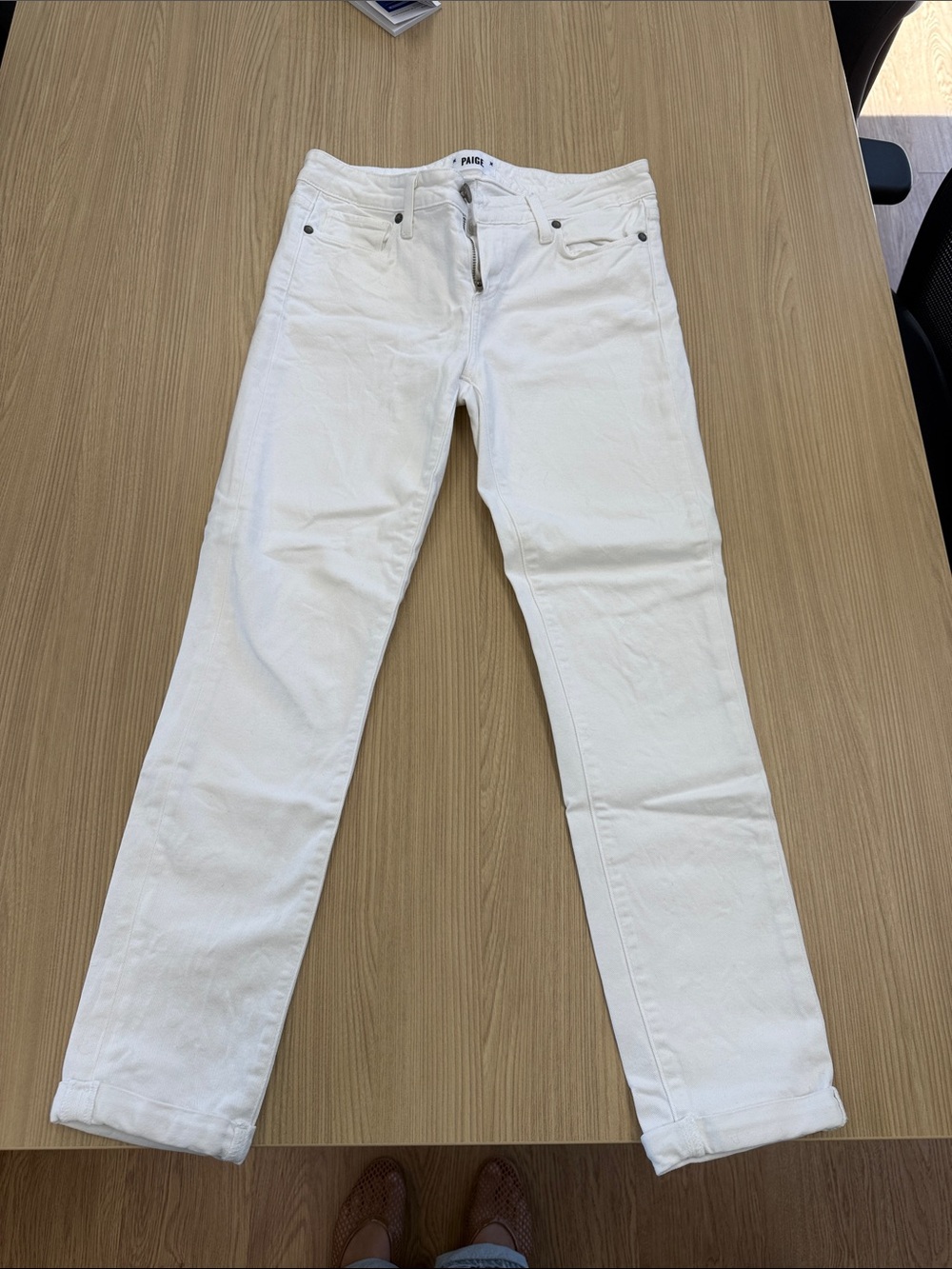 PAIGE White Skinny Jeans